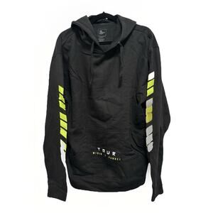 NWT! Wisin Y Yandel Hoodie Black And Green Size Men’s L